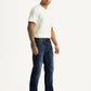 Men's 527 Dark Blue Bootcut Mid Rise Jeans - Side View