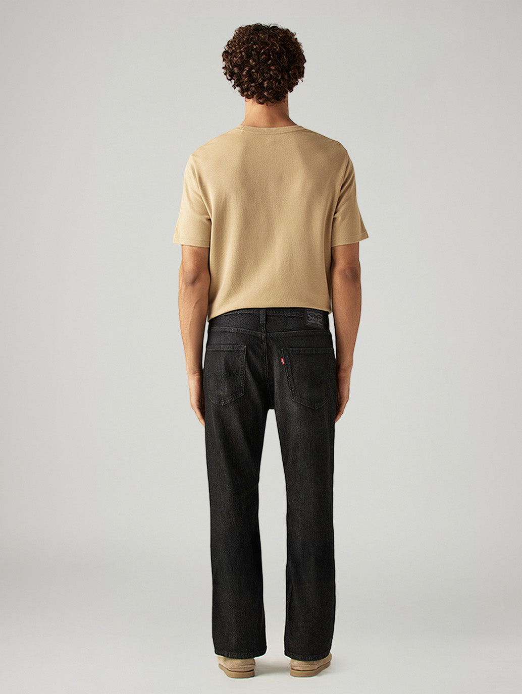 Men's 527 Charcoal Grey Bootcut Fit Mid Rise Jeans - Back View