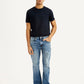 Men's 527 Blue Slim Bootcut Fit Mid Rise Jeans - Front View