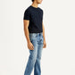 Men's 527 Blue Slim Bootcut Fit Mid Rise Jeans - Side View