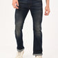 Men's 527 Dark Blue Bootcut Fit Mid Rise Jeans - jpg View