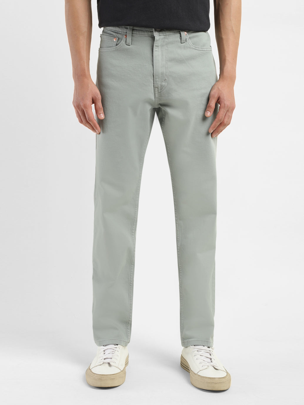 Men's 541 Green Athletic Tapered Fit Mid Rise Jeans