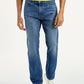 Men's 541 Indigo Athletic Tapered Fit Mid Rise Jeans - Front View