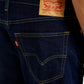 Men's 541 Navy Blue Athletic Tapered Fit Mid Rise Jeans - Detail View