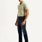 Men's 541 Dark Blue Athletic Tapered Fit Mid Rise Jeans - Side View