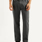 Men's 541 Charcoal Grey Overdyed Athletic Tapered Fit Mid Rise Jeans - Front View