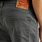 Men's 541 Charcoal Grey Overdyed Athletic Tapered Fit Mid Rise Jeans - Detail View