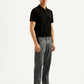 Men's 541 Charcoal Grey Overdyed Athletic Tapered Fit Mid Rise Jeans - Side View
