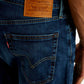 Men's 541 Med Indigo Athletic Tapered Fit Mid Rise Selvedge Jeans - Detail View