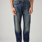 Men's 541 Dark Indigo Athletic Tapered Fit Mid Rise Selvedge Jeans - Front View