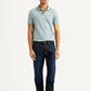 Men's 541 Navy Athletic Tapered Fit Mid Rise Selvedge Jeans - Front View