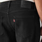 Men's 541 Black Athletic Tapered Fit Mid Rise Jeans - Detail View