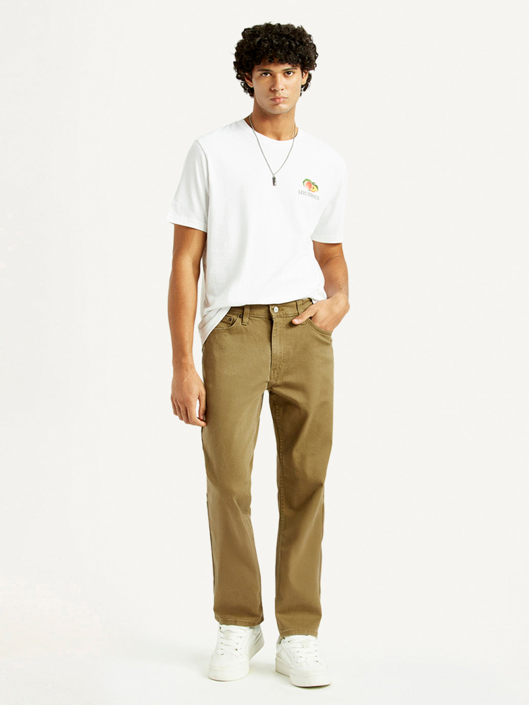 Men's 541 Khaki Athletic Tapered Fit Mid Rise Jeans – Levis India