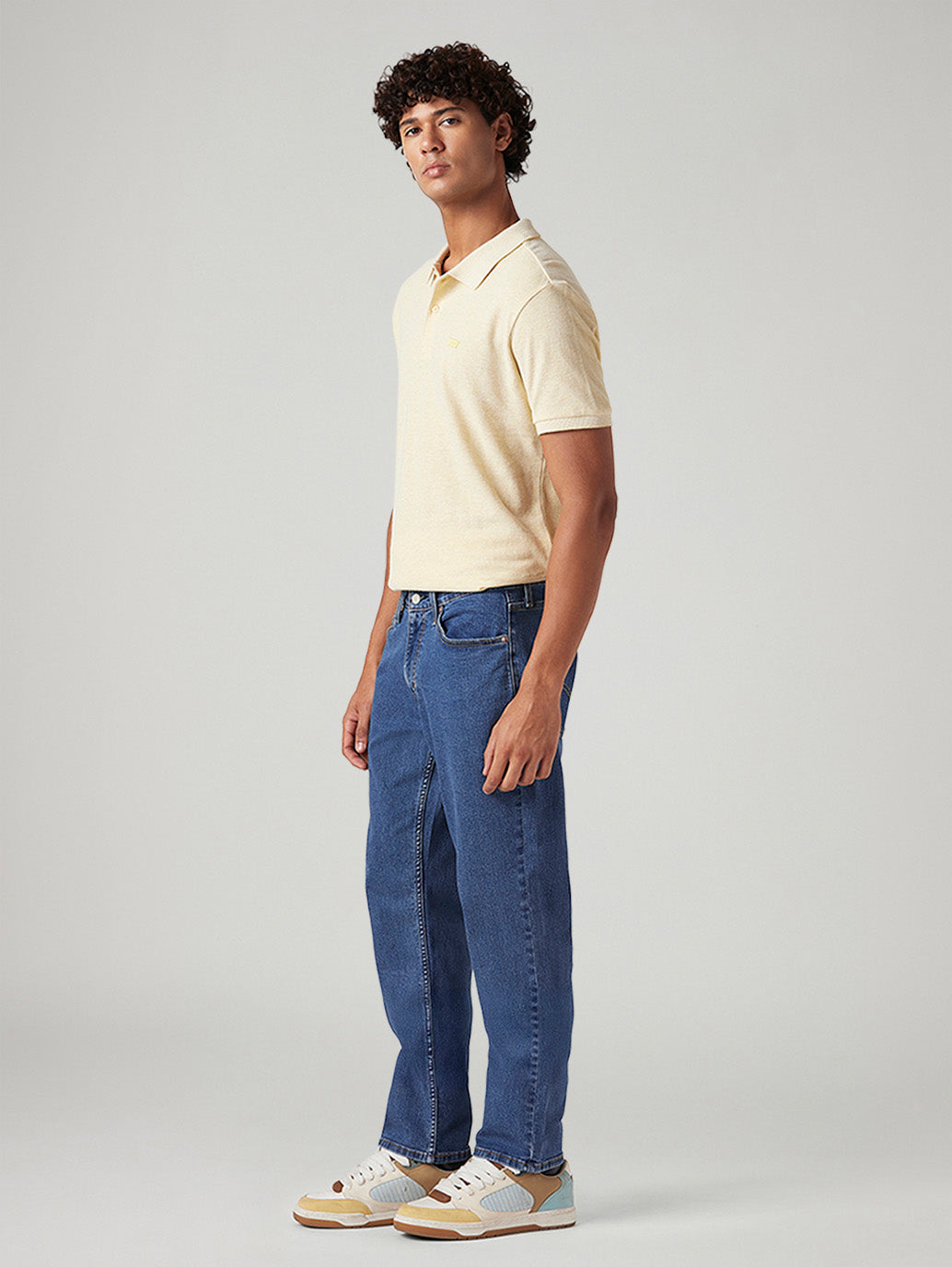 Men's 541 Dark Blue Athletic Tapered Fit Mid Rise Jeans - 984f094c-c7a1-4d81-b320-c796237edc20 View