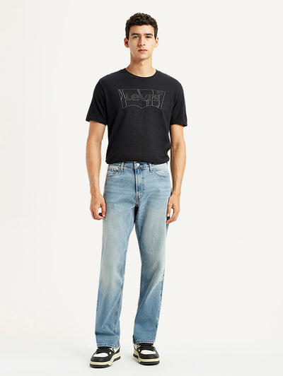 levi's Men's 541 Light Blue Athletic Tapered Fit Mid Rise Jeans-picture-25