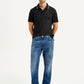 Men's 541 Blue Athletic Tapered Fit Mid Rise Jeans - Styleshot View
