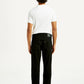 Men's 541 Black Athletic Tapered Fit Mid Rise Jeans - Back View