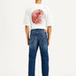 Men's 541 Blue Athletic Tapered Fit Mid Rise Jeans - Back View