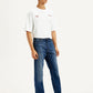 Men's 541 Blue Athletic Tapered Fit Mid Rise Jeans - Side View