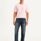 Men's Tinted 541 Navy Athletic Tapered Fit Mid Rise Selvedge Jeans - Front View