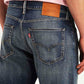 Men's Tinted 541 Navy Athletic Tapered Fit Mid Rise Selvedge Jeans - Detail View
