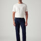 Men's 541 Dark Blue Athletic Tapered Fit Mid Rise Jeans - Front View