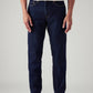 Men's 541 Dark Blue Athletic Tapered Fit Mid Rise Jeans - Front View