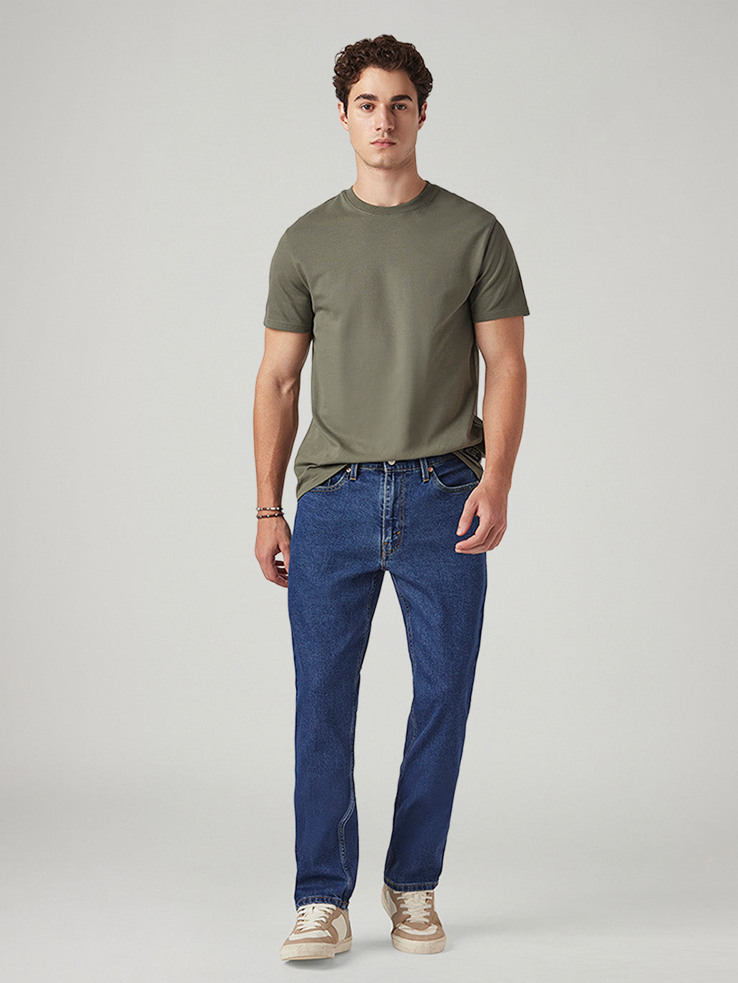 Mens 541 Mid Rise Athletic Tapered Fit Cotton Stretch Blend Jeans