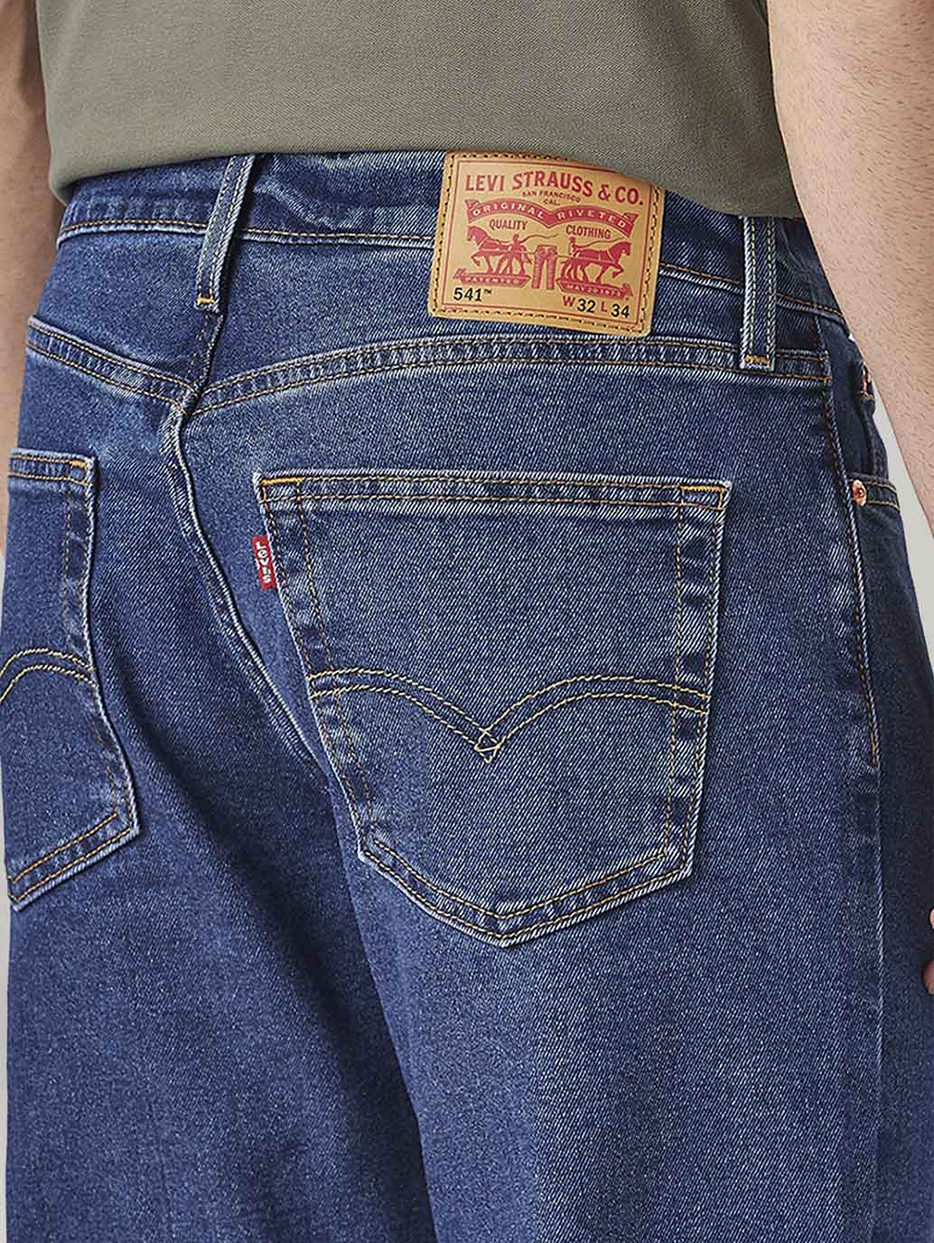 Mens 541 Mid Rise Athletic Tapered Fit Cotton Stretch Blend Jeans - ddbf0883-bc53-4f3a-a5a6-7917890e73d1 View