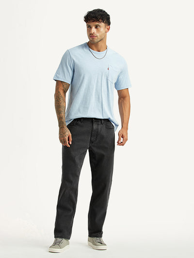 Men's 541 Grey Athletic Tapered Fit Mid Rise Jeans-image-43