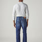 Men's 541 Med Indigo Athletic Tapered Fit Mid Rise Jeans - Back View