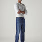Men's 541 Med Indigo Athletic Tapered Fit Mid Rise Jeans - Side View