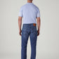 Men's 541 Med Indigo Tapered Fit Mid Rise Linen Jeans - Back View