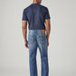 Men's 541 Blue Athletic Tapered Fit Mid Rise Kooltex Jeans - Back View