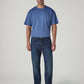 Men's 541 Dark Indigo Athletic Tapered Fit Mid Rise Selvedge Jeans - Styleshot View