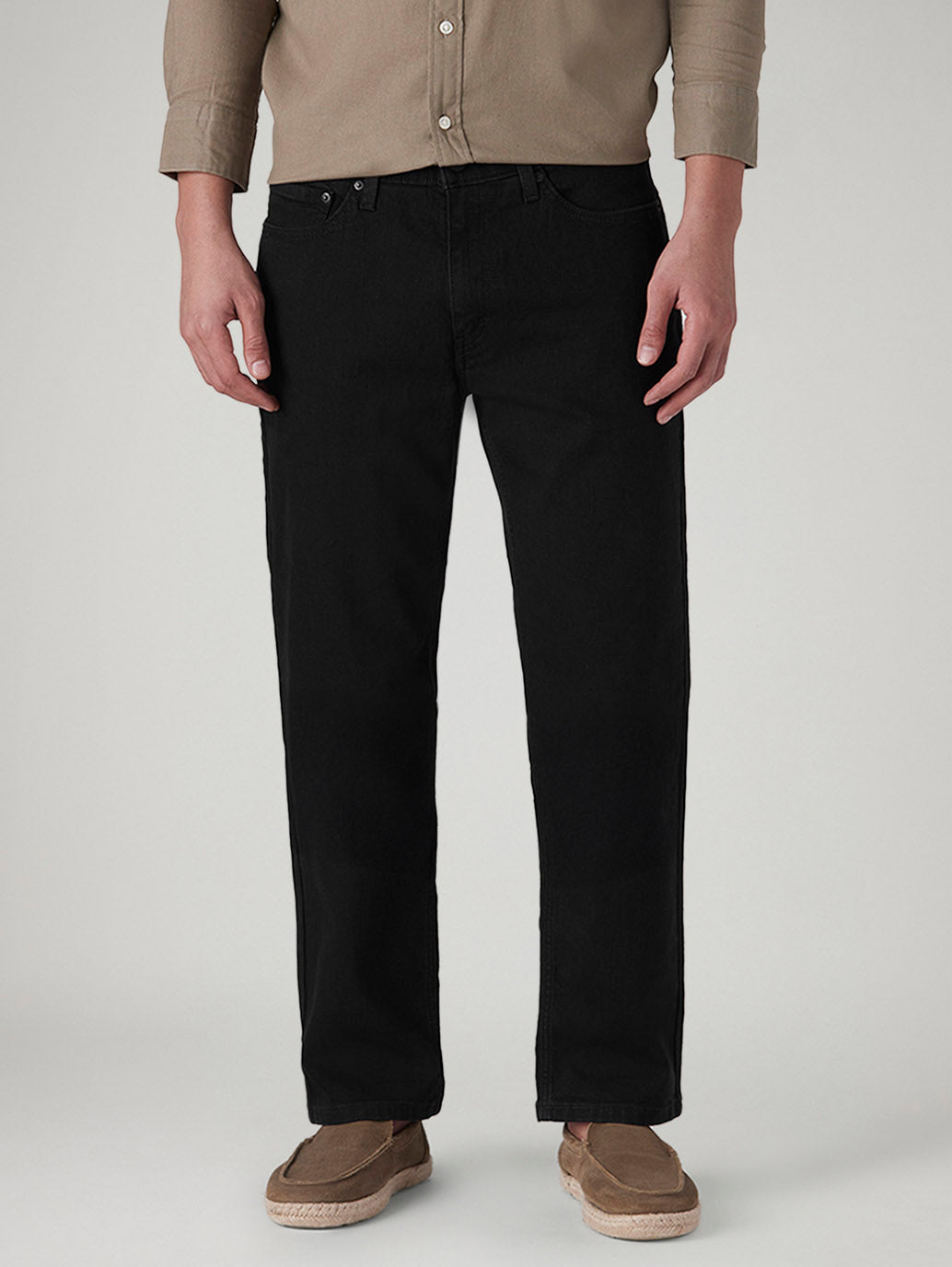 Men's 541 Black Athletic Tapered Fit Mid Rise Jeans - 20 View