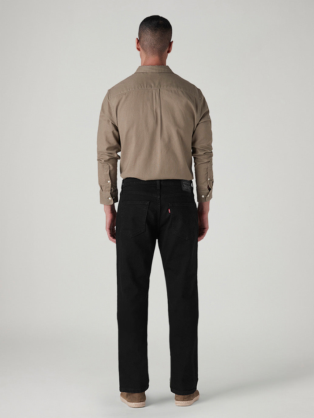 Men's 541 Black Athletic Tapered Fit Mid Rise Jeans - 20 View