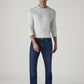 Men's 541 Dark Indigo Athletic Tapered Fit Mid Rise Jeans - Front View