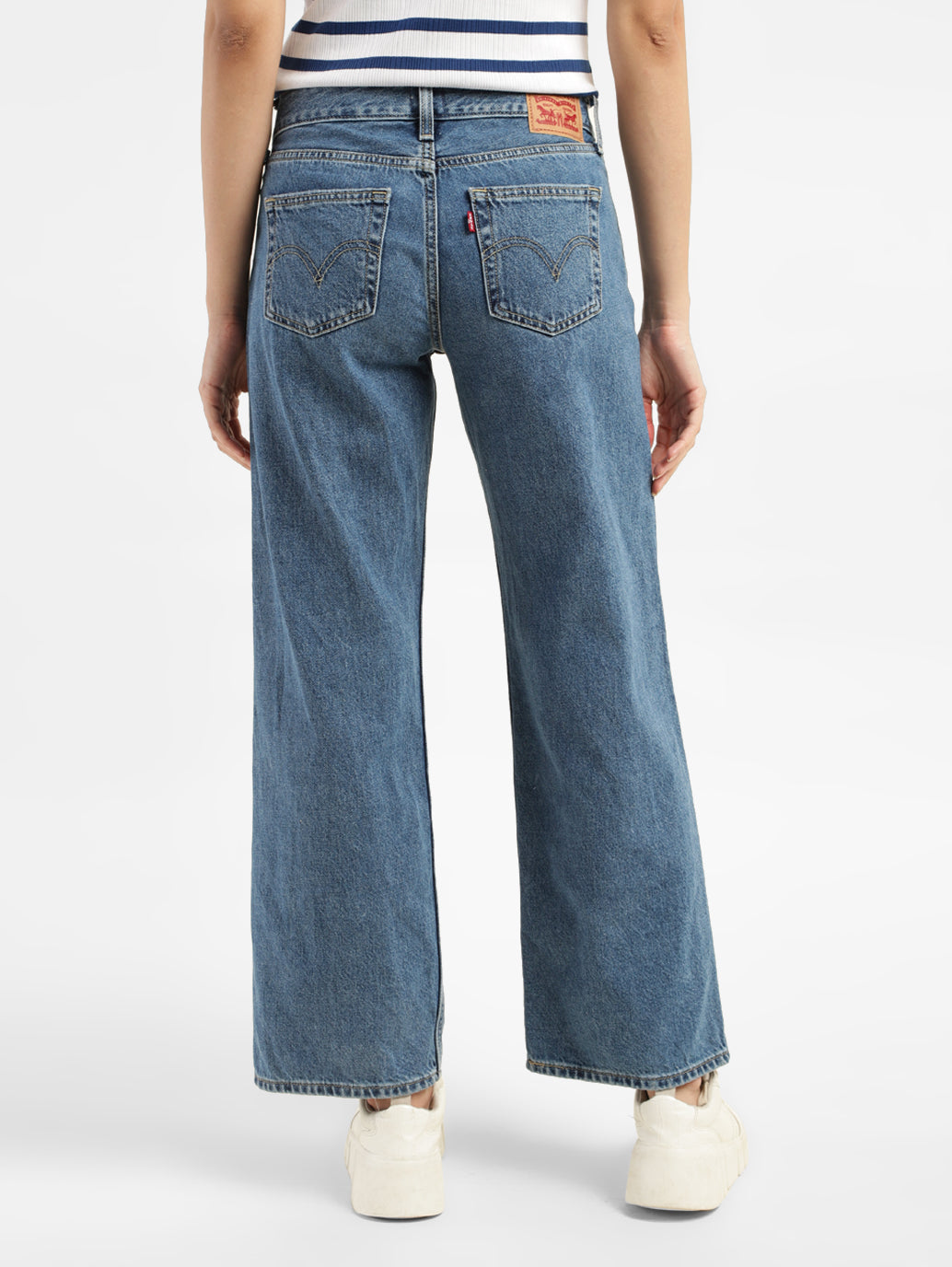 Women's High Rise Loose Fit Jeans