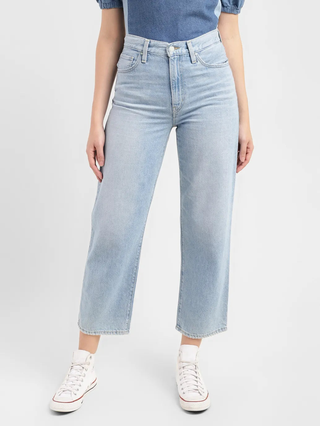 Women's High Rise Loose Fit Jeans