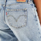 Women's Low Rise Loose Fit Light Blue Jeans