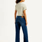 Women's Low Rise Loose Fit Blue Jeans