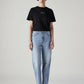 Women's Light Indigo Ribcage Straight Fit High Rise Jeans - front View