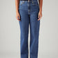 Women's Blue Ribcage Straight Fit High Rise Jeans - Front View