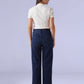 Women's Dark Blue Ribacge Straight Fit High Rise Redloop Jeans - 62ebacad-2673-4ccf-b86e-36321fef315e View
