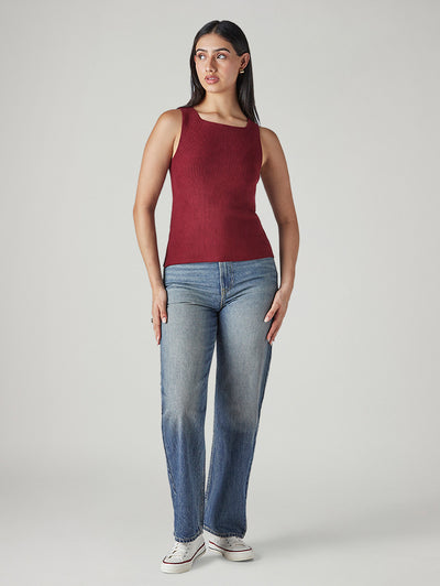 levi's Women's Light Blue Ribcage Straight Fit High Rise Jeans-picture-27