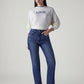 Women's Blue Ribcage Straight Fit High Rise Jeans - 20 View