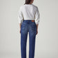 Women's Blue Ribcage Straight Fit High Rise Jeans - 20 View