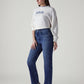 Women's Blue Ribcage Straight Fit High Rise Jeans - 20 View