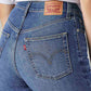 Women's Blue Ribcage Straight Fit High Rise Jeans - Detail View